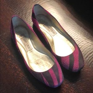 Jimmy Choo suede flats size 36 1/2